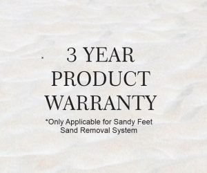 3 year warranty sandy feet sprayer sand removal sysytem